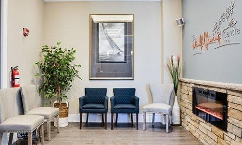The welcoming reception area at The Mindful Living Centre